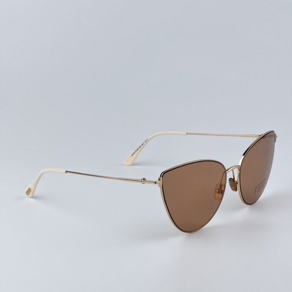 Tom Ford Women BRAND NEW Sunglasses ANAIS-02 Gold Brown Mirror Cat Eye FT1005 32 main image 8